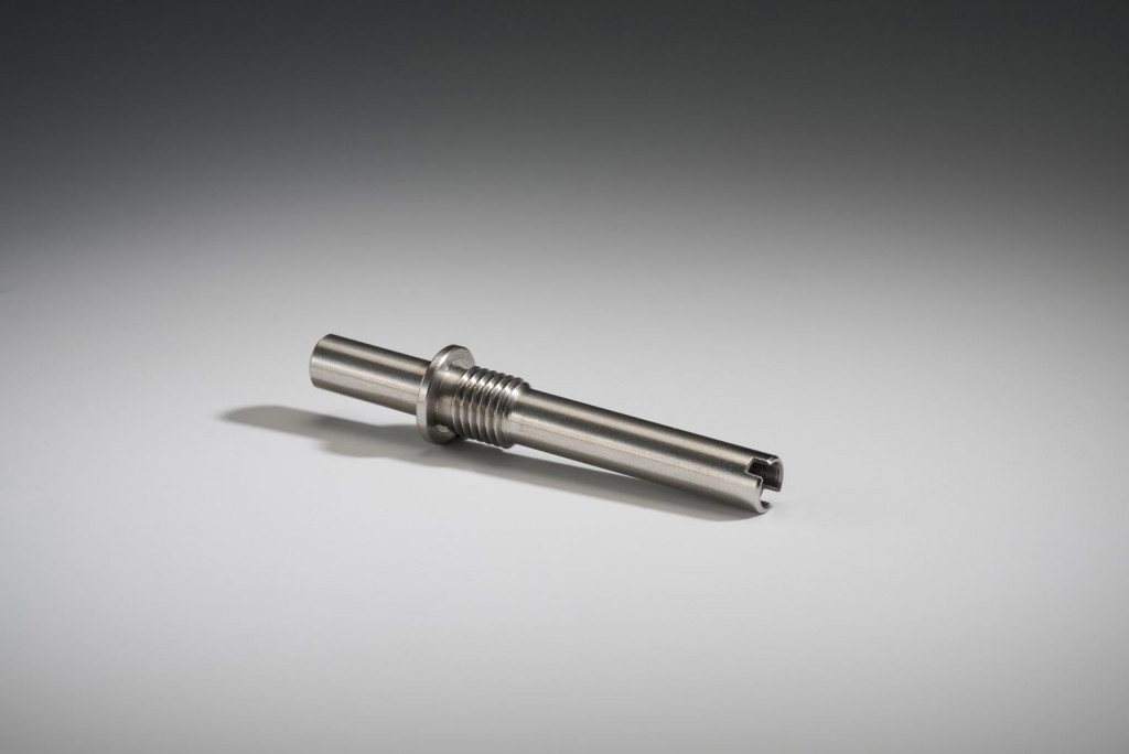Partial threaded precision machined part