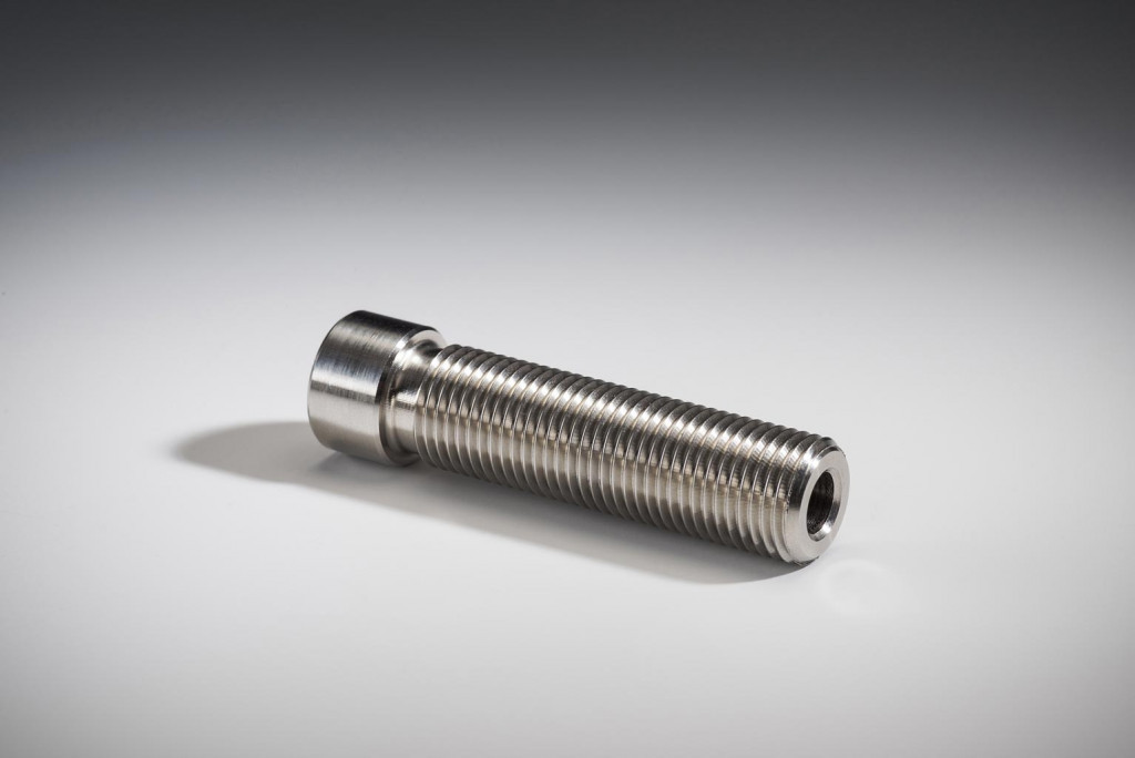 Threaded machined part